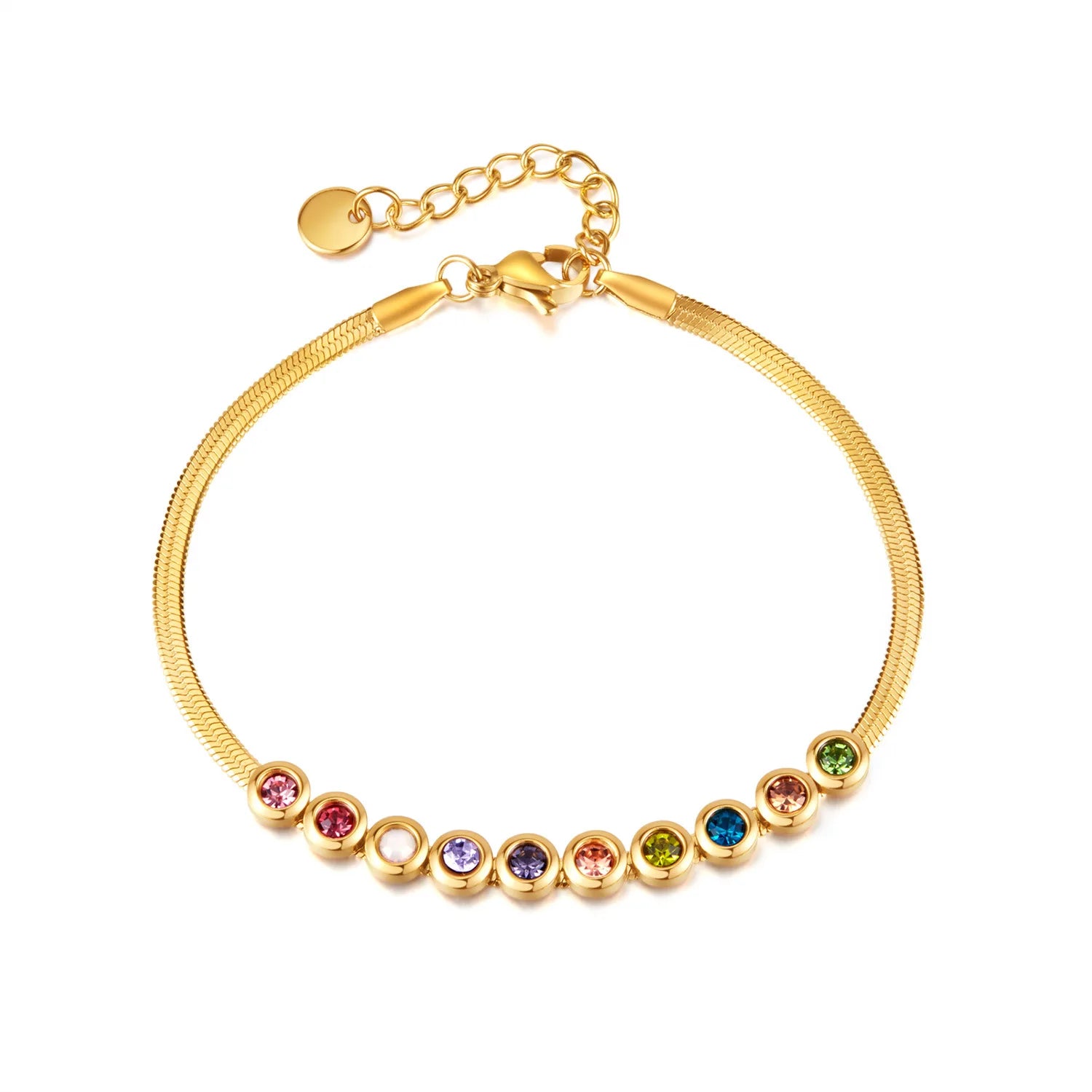 Europe and the United States Fashion Stainless Steel Zircon Bracelet Women Light Luxury Luxury Small High-Grade Accessories
