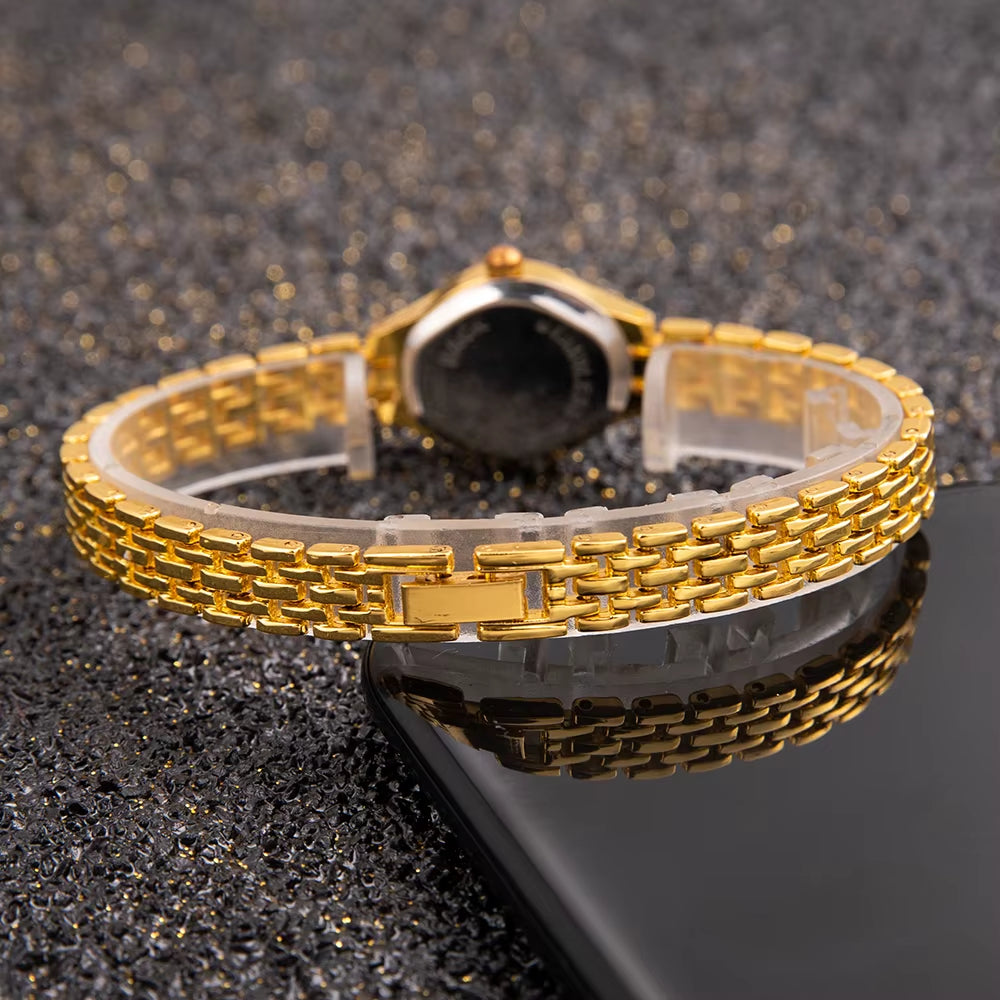 Simple Elegant Small Women'S Watches Luxury Brand Gold Wrist Watches for Women Ladies Quartz Watches for Girls Montre Femme